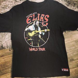 WWE Walk With Elias World Tour Rare Wrestling Tee